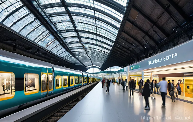 철도업계 최신 뉴스 - **Prompt:** A futuristic, sleek electric train, a "Bonde Bharat" or similar high-speed model, glides...